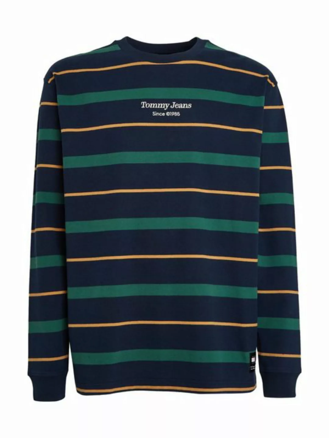 Tommy Jeans Langarmshirt TJM REG STRIPE LS TEE mit Tommy Hilfiger Schriftzu günstig online kaufen