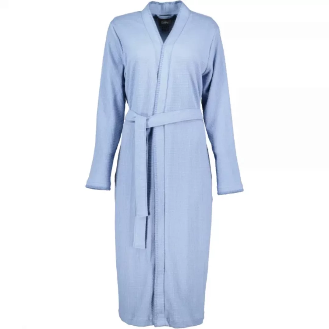 Cawö Home Damen Bademantel Kimono Pique 812 - Farbe: sky - 11 - XS günstig online kaufen