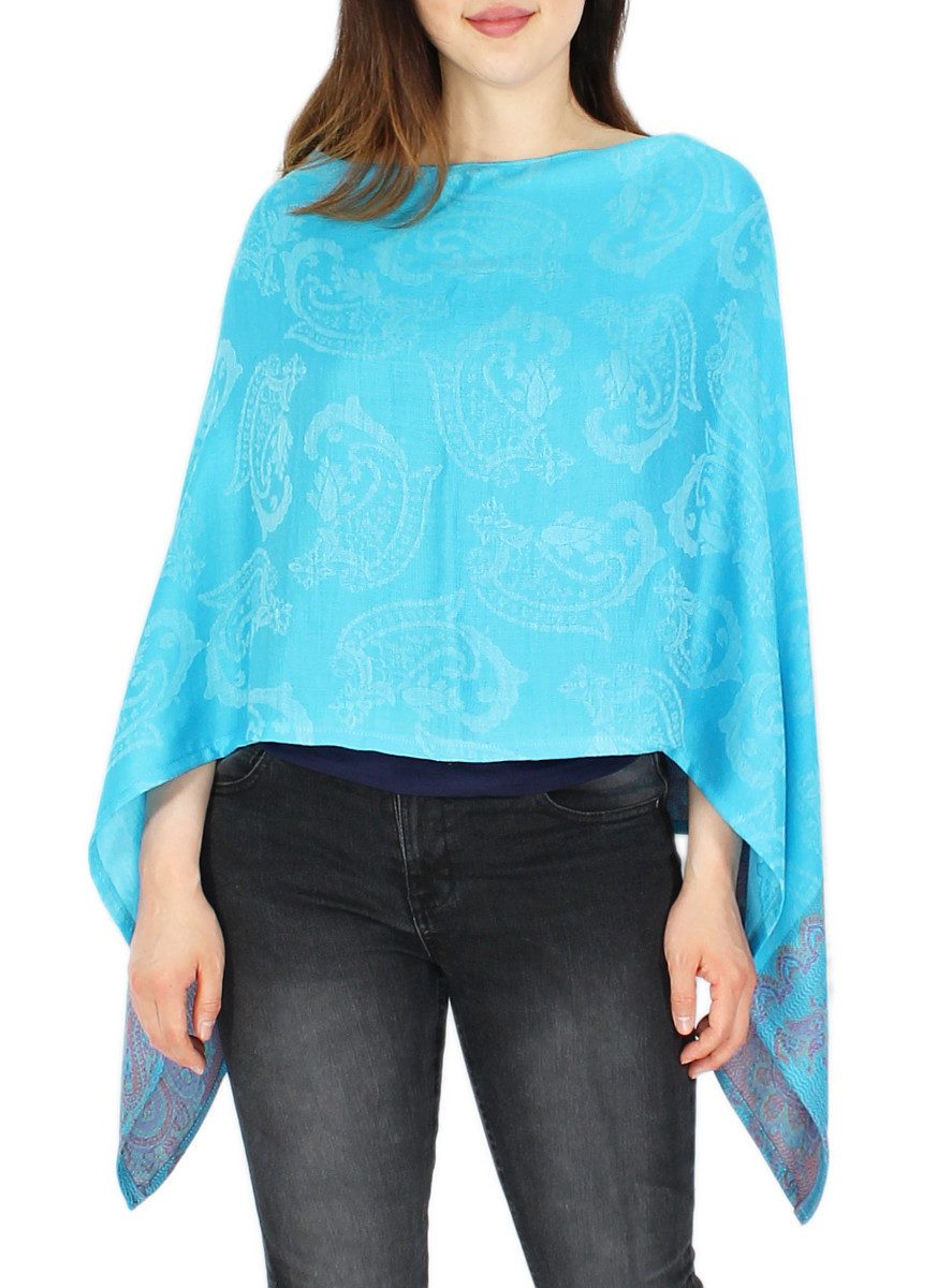dy_mode Blusenponcho Damen Sommerponcho Weicher Überwurf günstig online kaufen