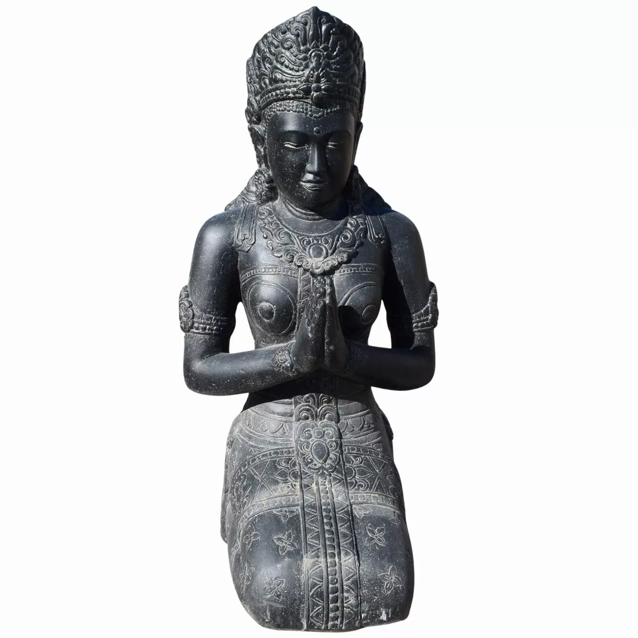 Garten Skulptur Kniende Gruß Göttin Chandigarh günstig online kaufen