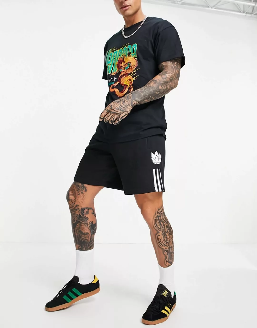 Adidas Originals Adicolor 3d Trefoil Shorts Hosen XL Black günstig online kaufen