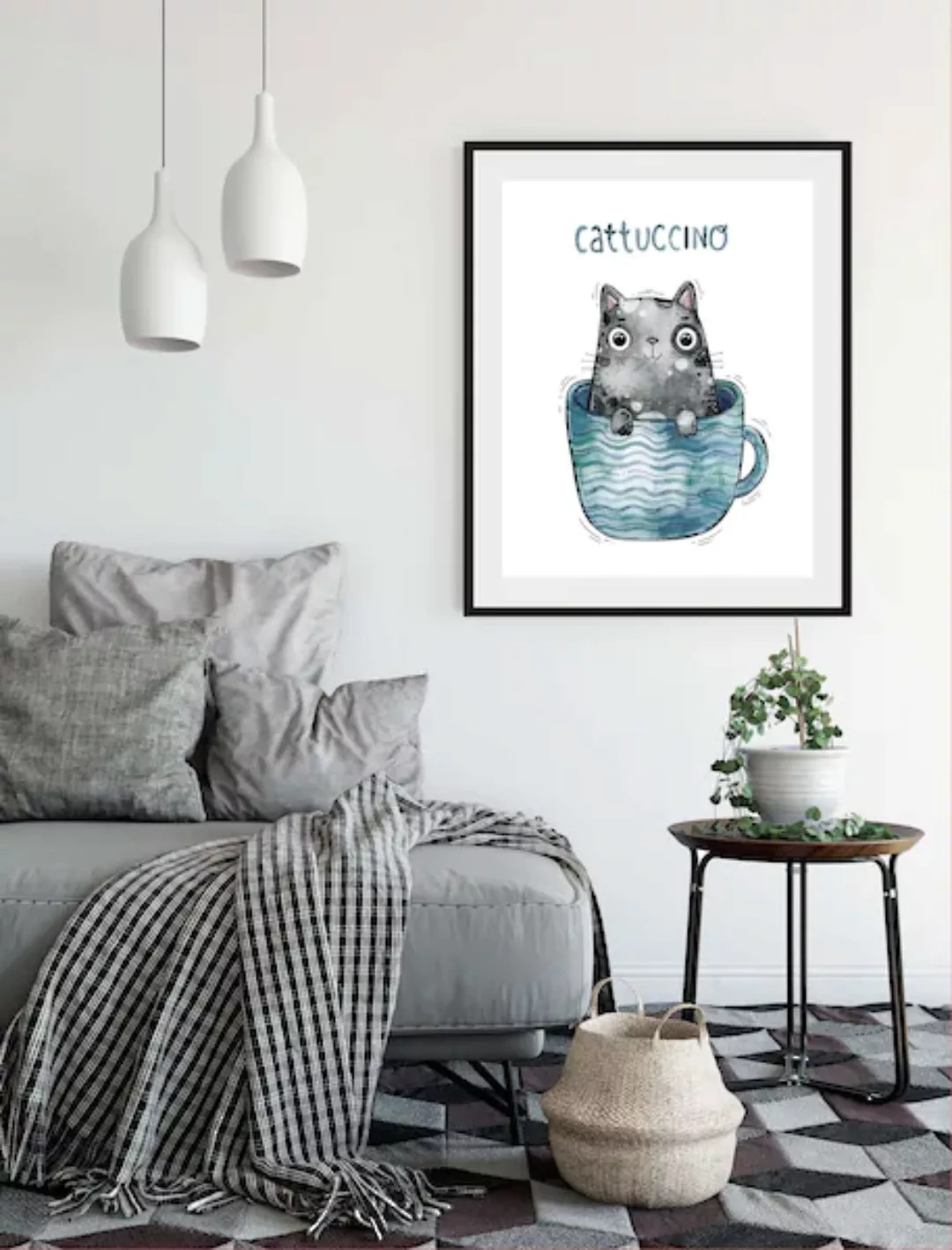 queence Bild »Cattucino«, Katze, (1 St.) günstig online kaufen