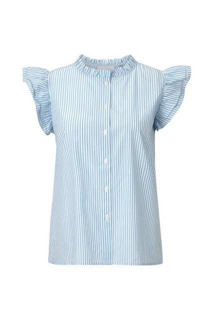 Rich & Royal Blusenshirt stripe blouse with ruffle organic günstig online kaufen