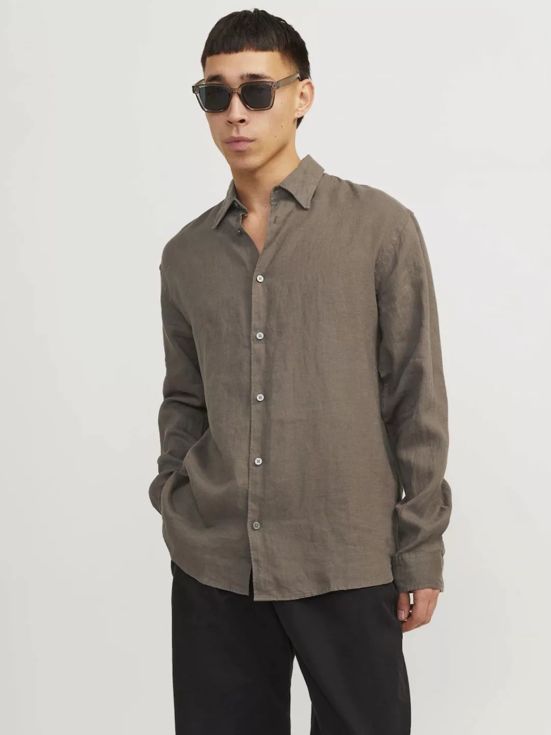 Jack & Jones Langarmhemd JPRCCLAWRENCE LINEN SHIRT L/S SN günstig online kaufen