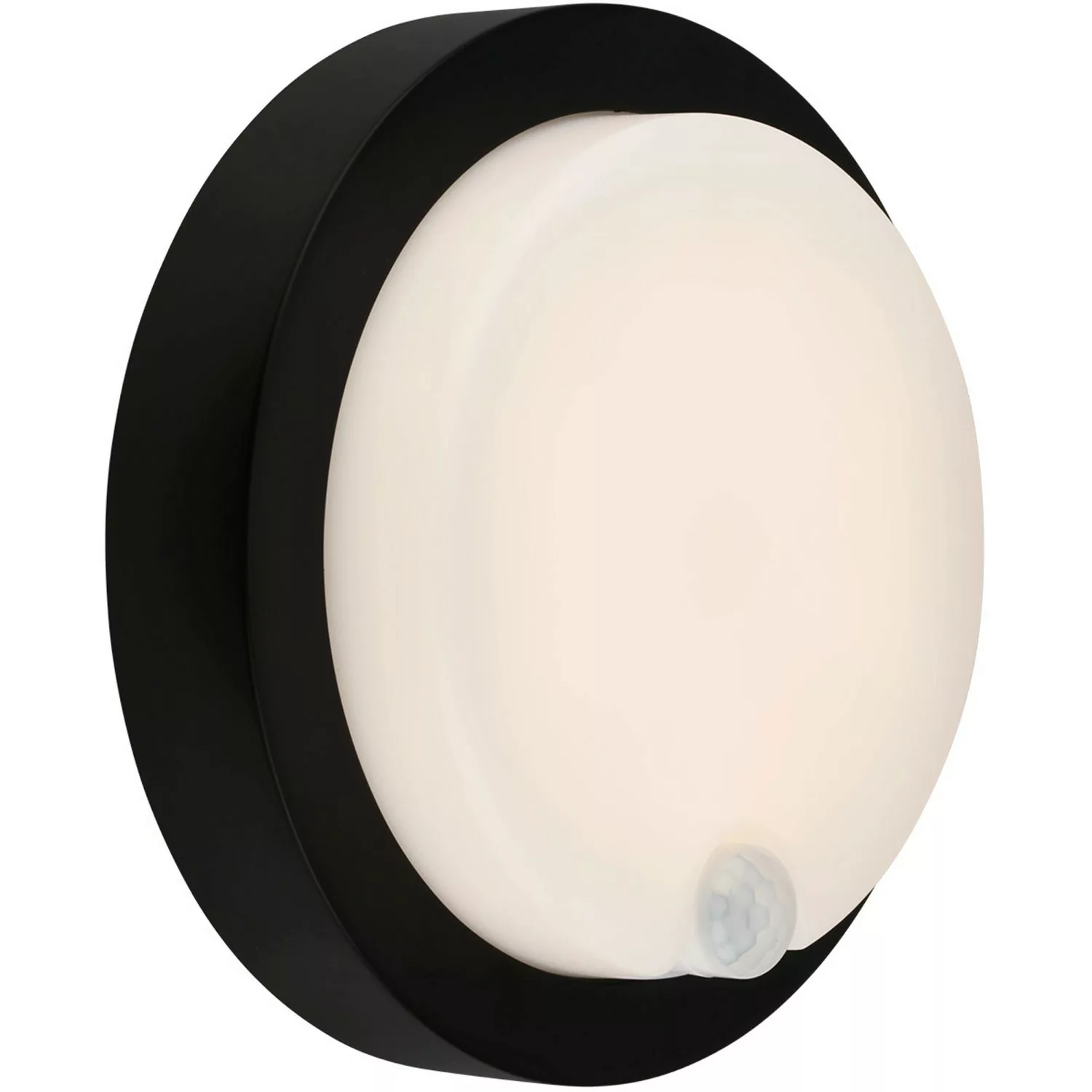 LED-Außenwandleuchte 3765015 Akku Sensor, schwarz günstig online kaufen