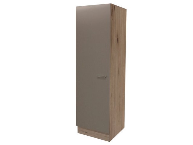 Flex-Well Hochschrank Geschirrschrank - 50 cm breit - Quarz-Cubanit San Rem günstig online kaufen