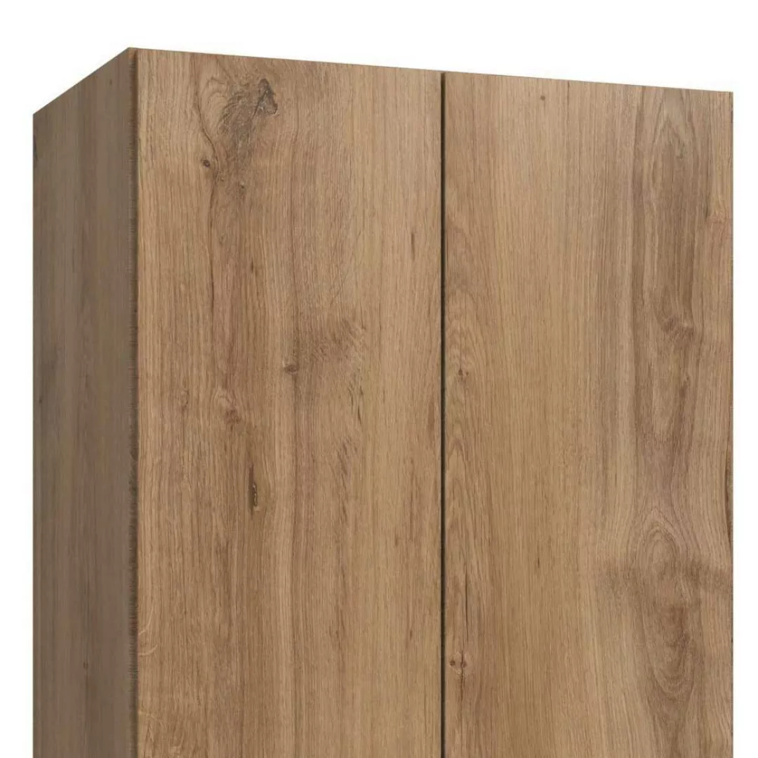 Holzoptik Kleiderschrank 2 türig 236 cm hoch günstig online kaufen