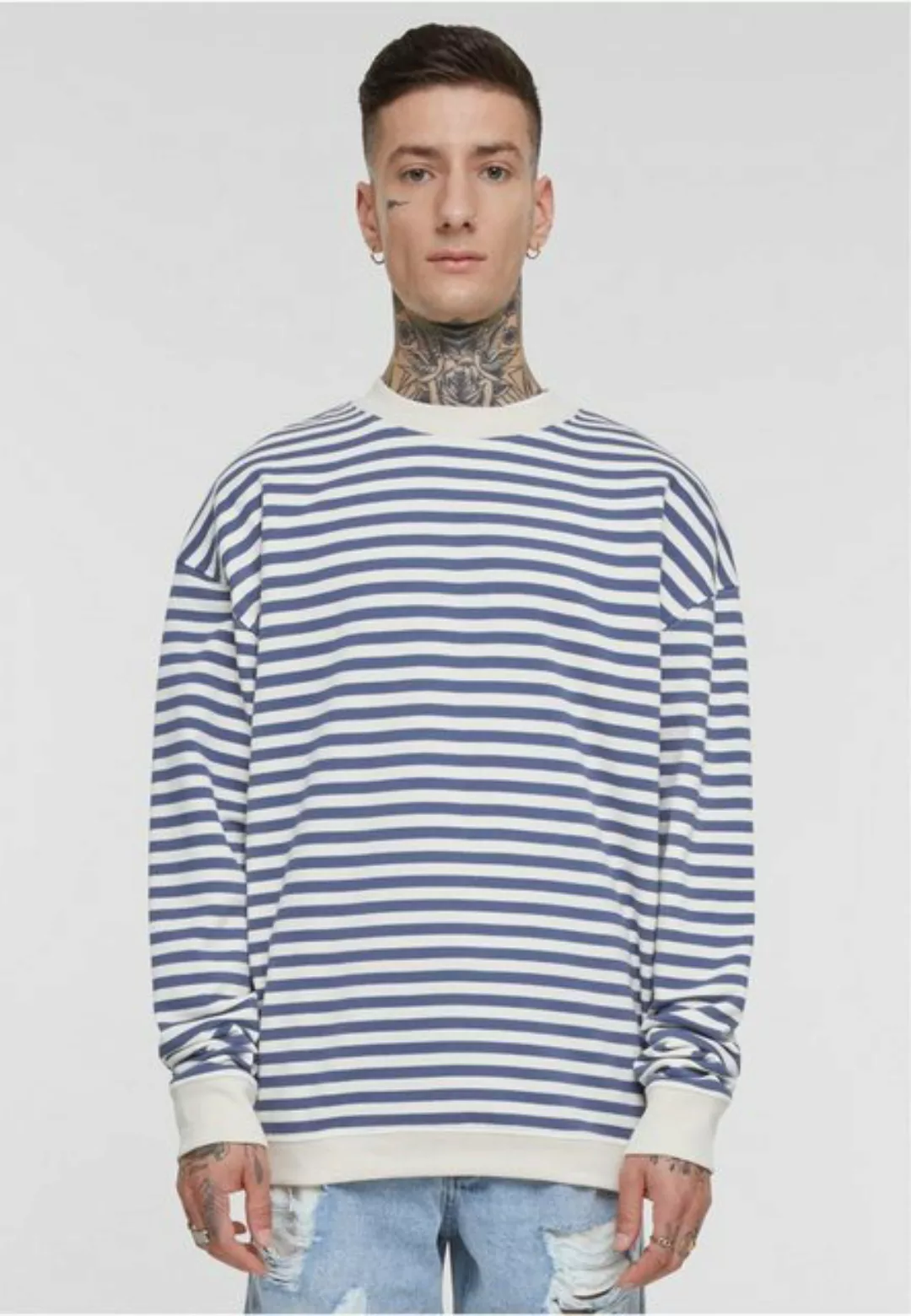 URBAN CLASSICS Rundhalspullover Striped Crewneck günstig online kaufen