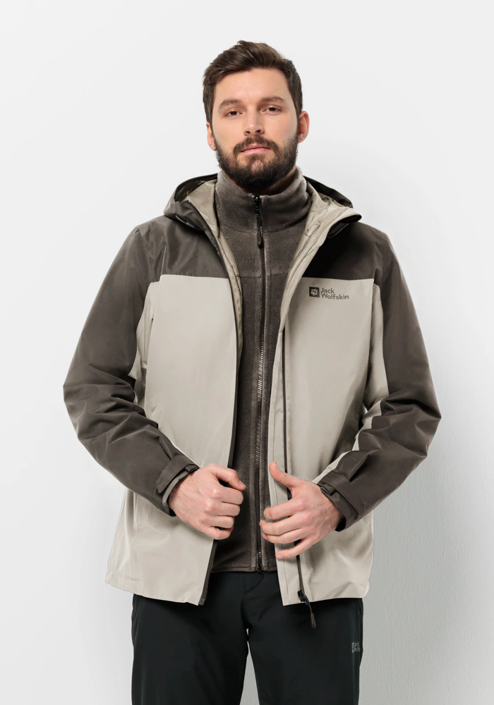 Jack Wolfskin 3-in-1-Funktionsjacke "TAUBENBERG 3IN1 JKT M", mit Kapuze günstig online kaufen