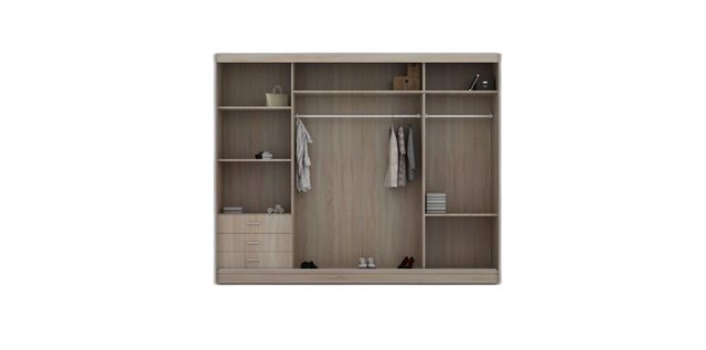 Xlmoebel Kleiderschrank Design Hochglanz Kleiderschrank Möbel Modern Mehrzw günstig online kaufen