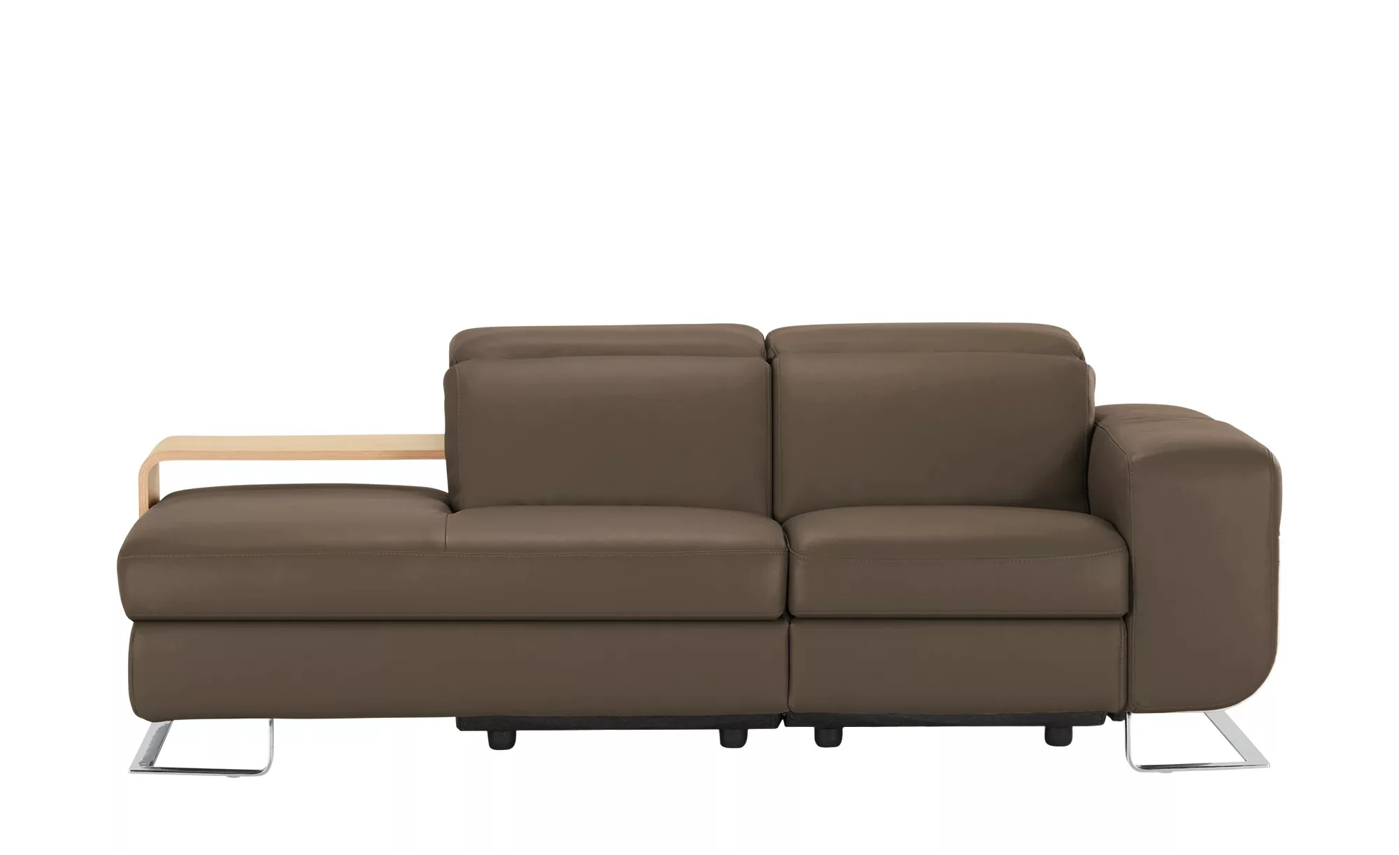 Ledersofa  8151 ¦ braun ¦ Maße (cm): B: 211 H: 74 T: 111 Polstermöbel > Sof günstig online kaufen