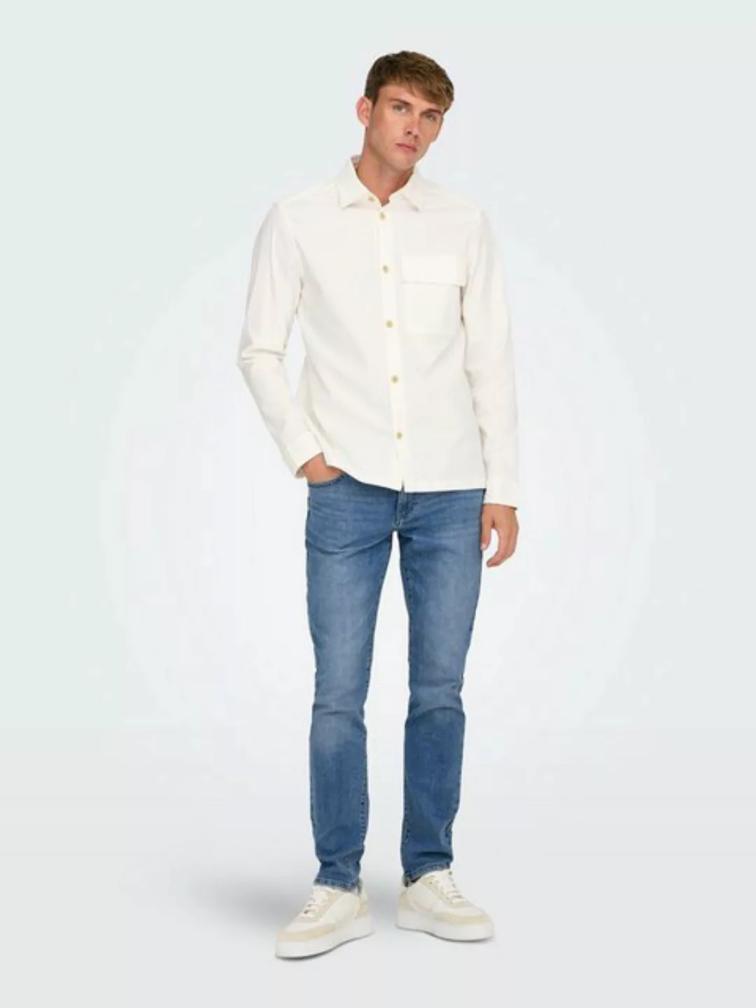 ONLY & SONS Slim-fit-Jeans Bequeme Slim Fit Jeans mit Superstretch-Denim ON günstig online kaufen