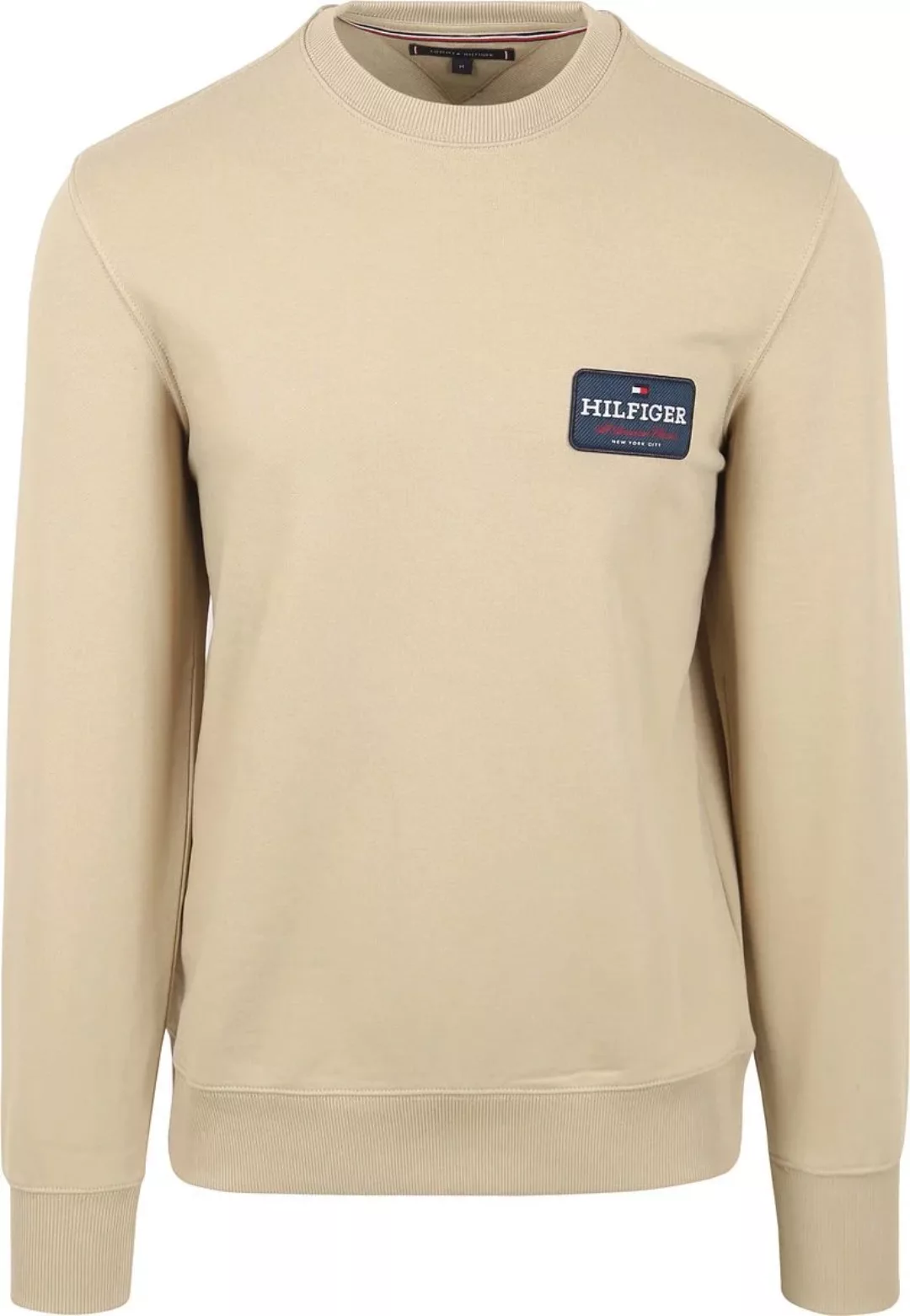 Tommy Hilfiger Sweater Roundel Logo Beige - Größe XL günstig online kaufen