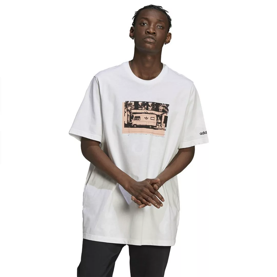 Adidas Photo Kurzarm T-shirt XL White günstig online kaufen