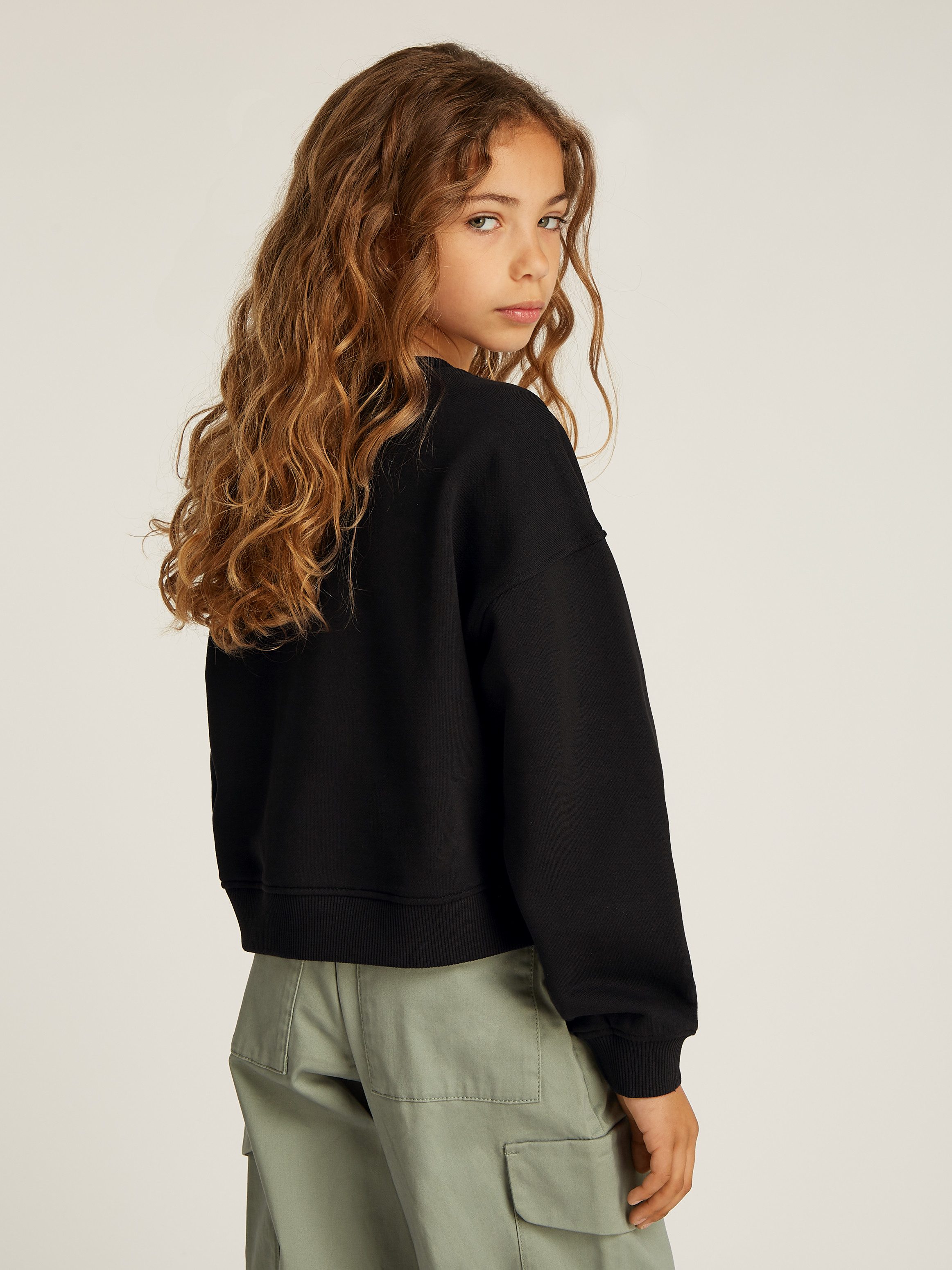 Calvin Klein Jeans Sweatshirt GLITTER MONOLOGO günstig online kaufen
