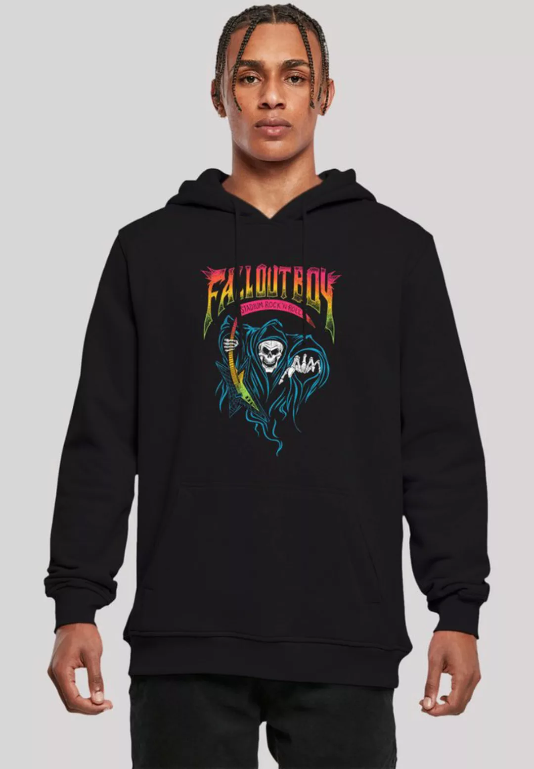 F4NT4STIC Kapuzenpullover "Fall Out Boy Rock And Roll Reaper", Premium Qual günstig online kaufen