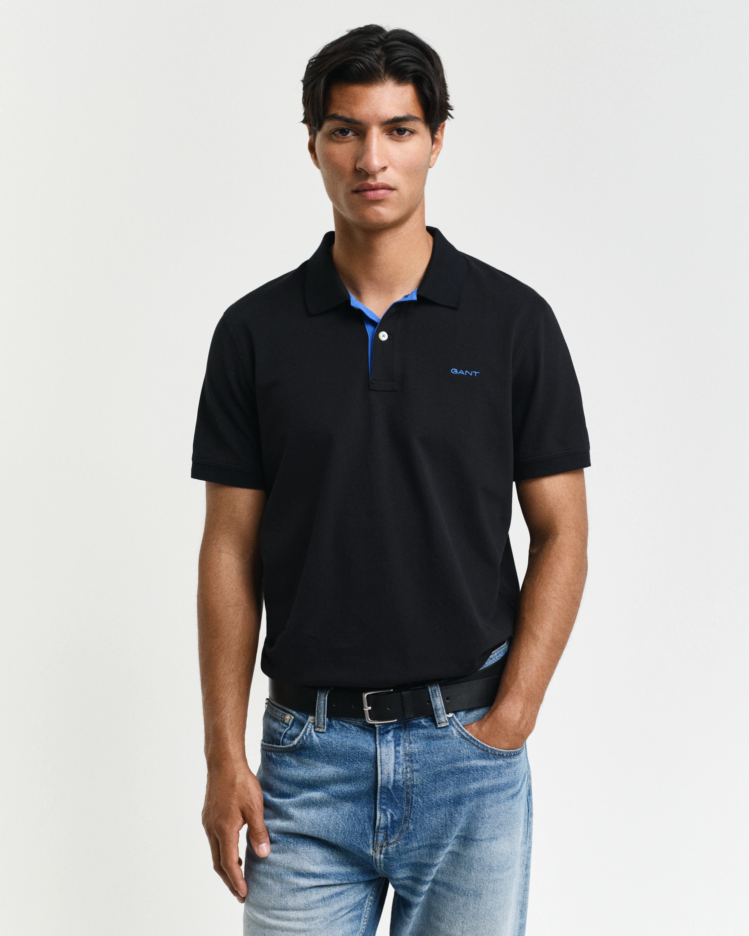 Gant Poloshirt "REG CONTRAST PIQUE SS RUGGER", mit kontrastfarbenen Einsätz günstig online kaufen