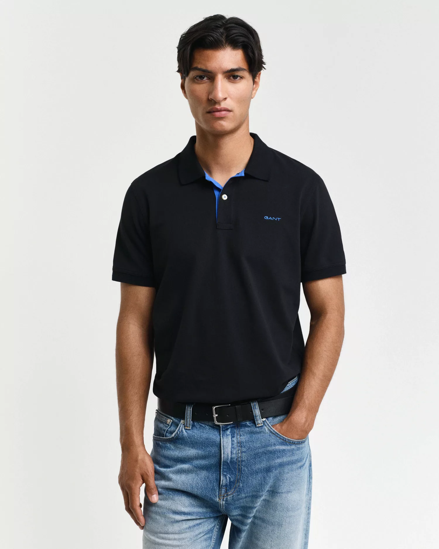 Gant Poloshirt REG CONTRAST PIQUE SS RUGGER mit kontrastfarbenen Einsätzen günstig online kaufen