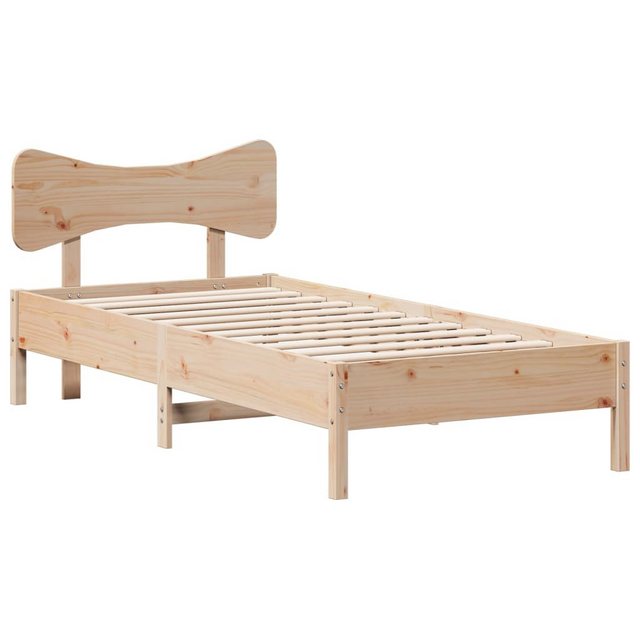 vidaXL Bett Massivholzbett ohne Matratze 75x190 cm Kiefernholz günstig online kaufen