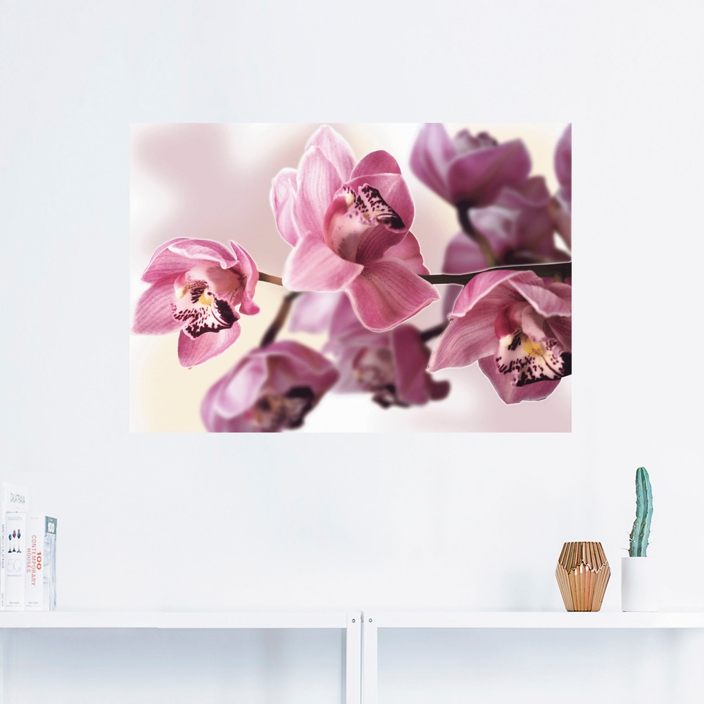 Artland Wandbild »Rosa Orchidee«, Blumenbilder, (1 St.), als Alubild, Outdo günstig online kaufen