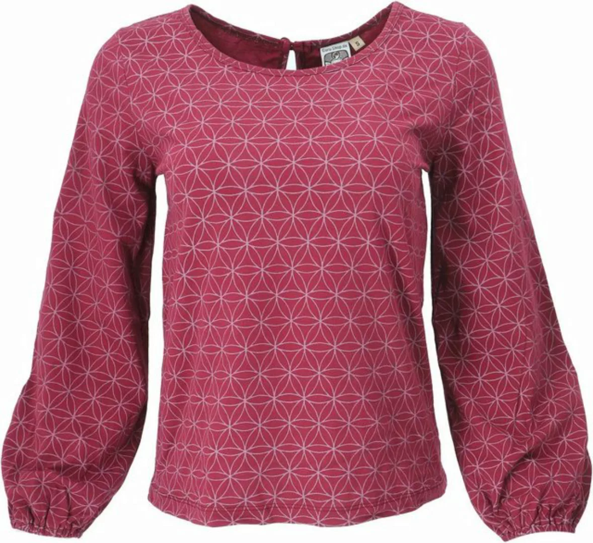 Guru-Shop Longsleeve Langarmshirt aus Bio-Baumwolle mit Pluderärmeln.. alte günstig online kaufen