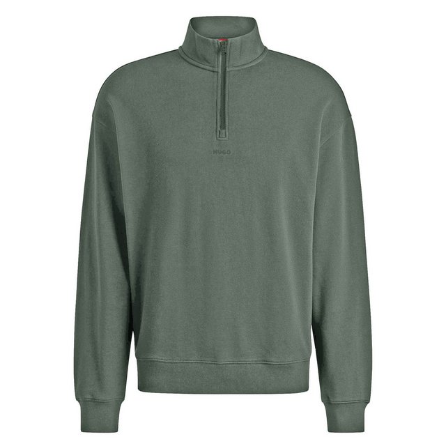 HUGO Sweatshirt Herren Sweatshirt mit Half-Zip-Kragen - Durty244 günstig online kaufen