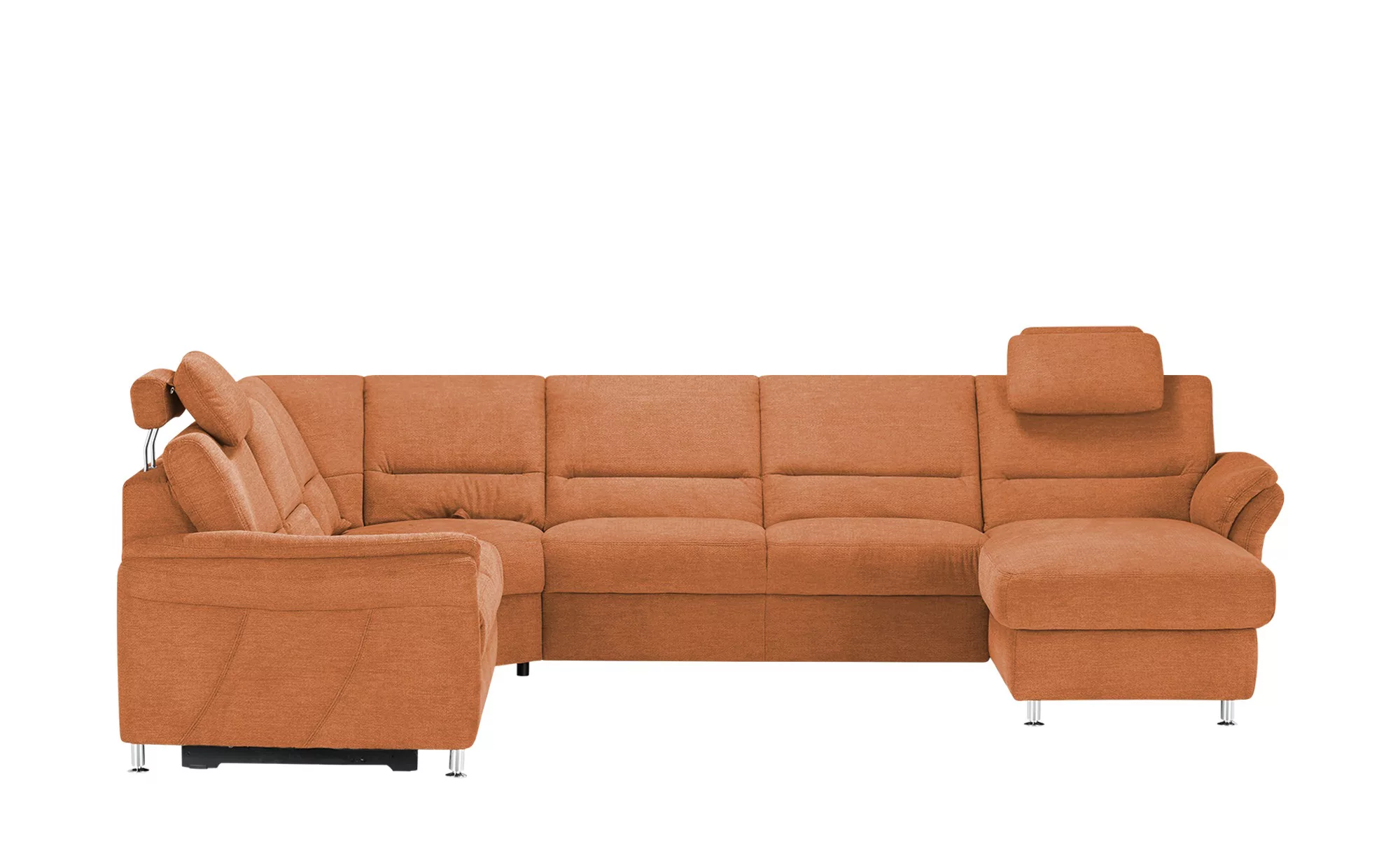 meinSofa Wohnlandschaft  Donald ¦ orange ¦ Maße (cm): B: 330 H: 89 T: 262 P günstig online kaufen