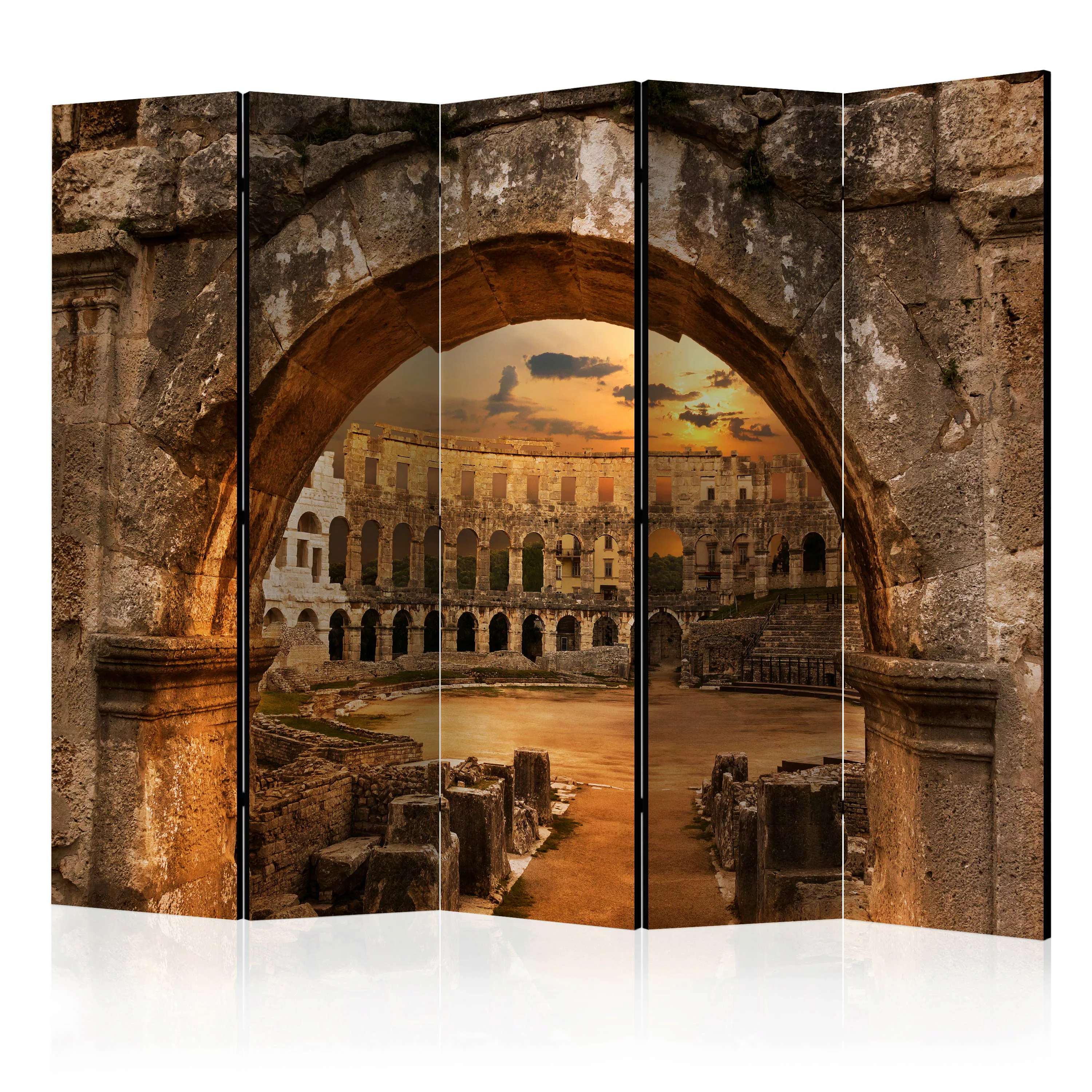 5-teiliges Paravent - Roman Amphitheatre In Pula, Croatia Ii [room Dividers günstig online kaufen