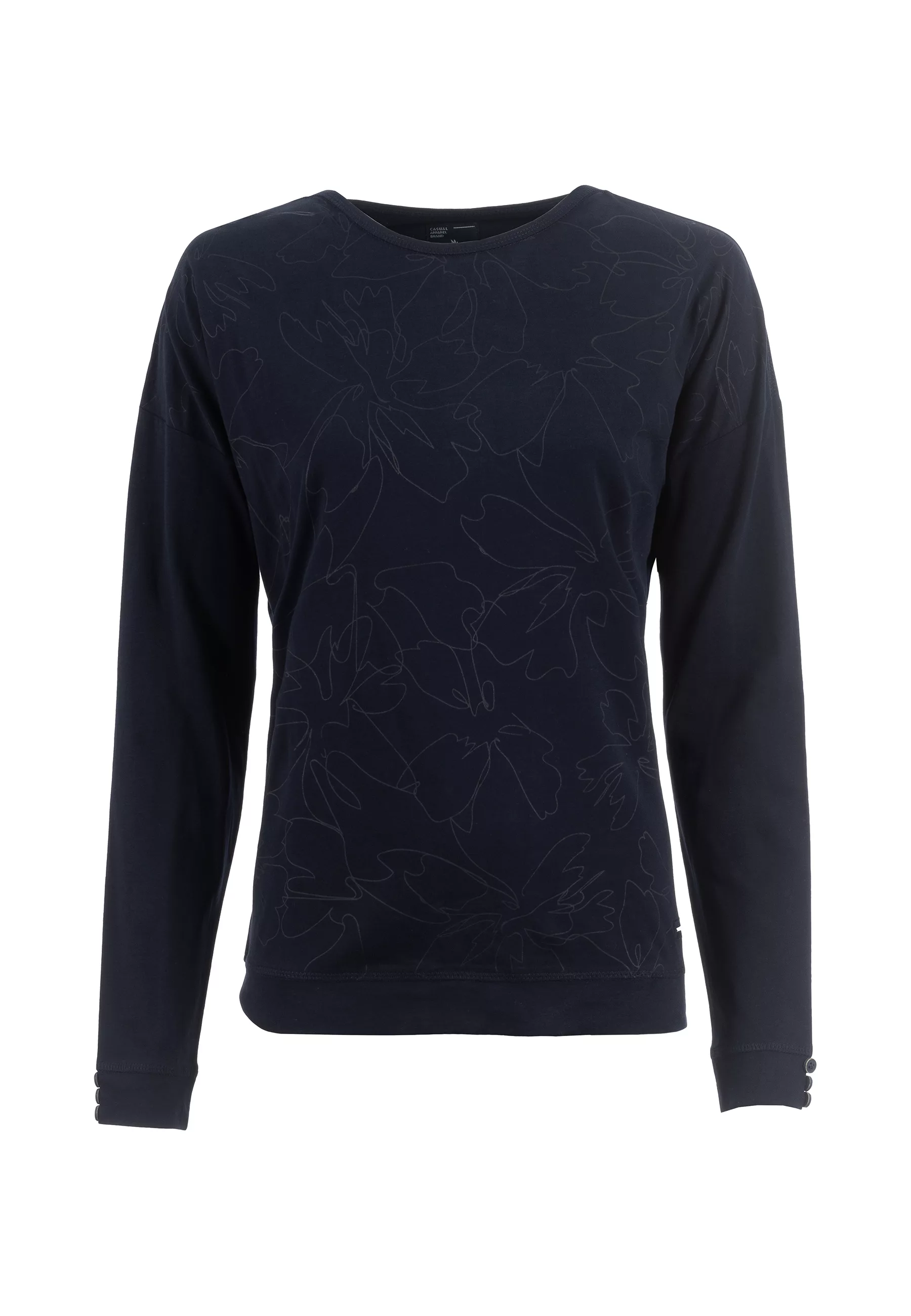 Soquesto Langarmshirt Mona navy günstig online kaufen