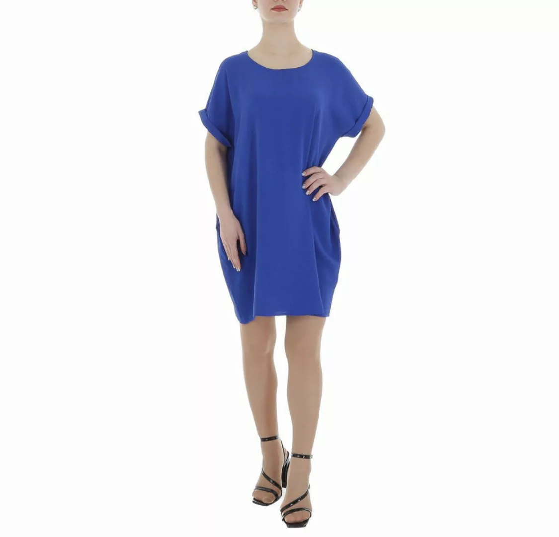 Ital-Design Tunikakleid Damen Freizeit (86164448) Kreppoptik/gesmokt Kleid günstig online kaufen