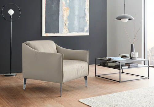 W.SCHILLIG Cocktailsessel "sally Designsessel, Loungesessel,", mit Metall-W günstig online kaufen