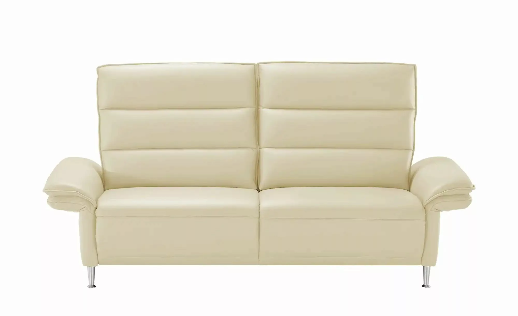 Wohnwert Einzelsofa Leder Marlena ¦ creme ¦ Maße (cm): B: 208 H: 107 T: 97 günstig online kaufen