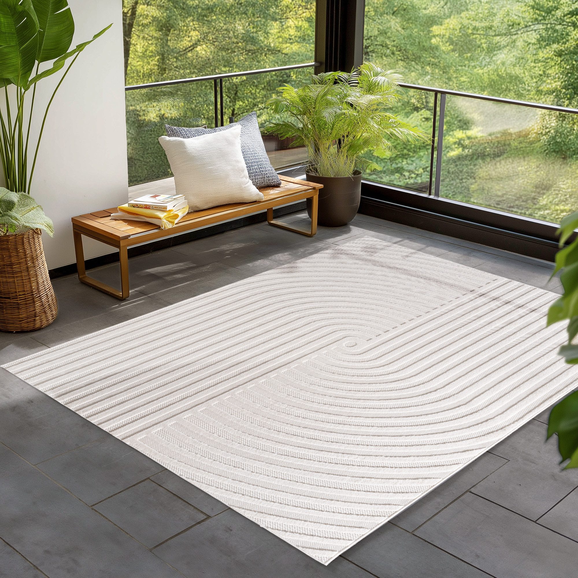SIMPEX24 Designteppich Unicolor - Einfarbig, Rechteckig, günstig online kaufen