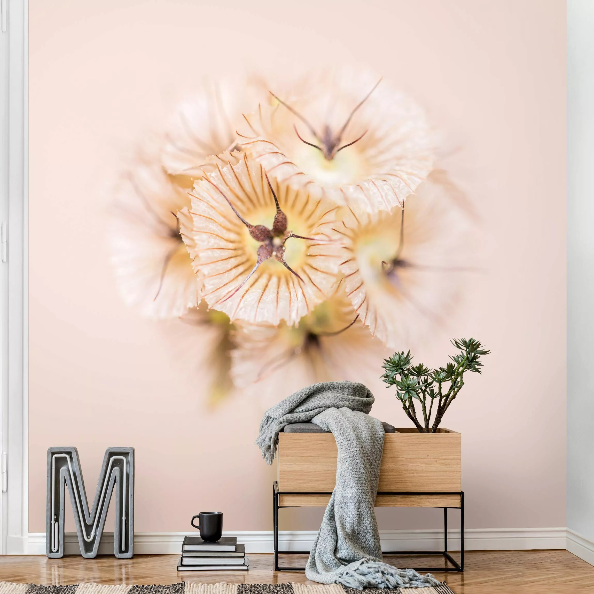 Fototapete Pastellfarbener Blütenstrauß II günstig online kaufen
