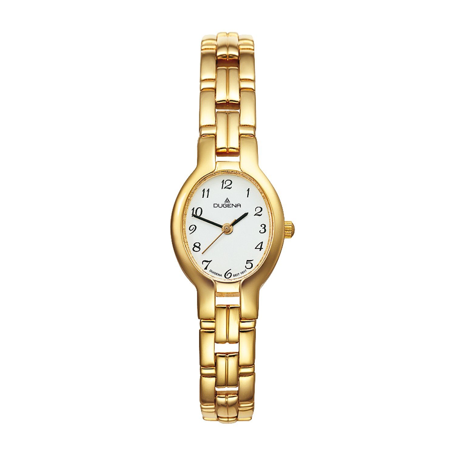 Dugena Quarzuhr Damen-Armbanduhr Schmuckband, Quarzwerk, Edelstahl, günstig online kaufen