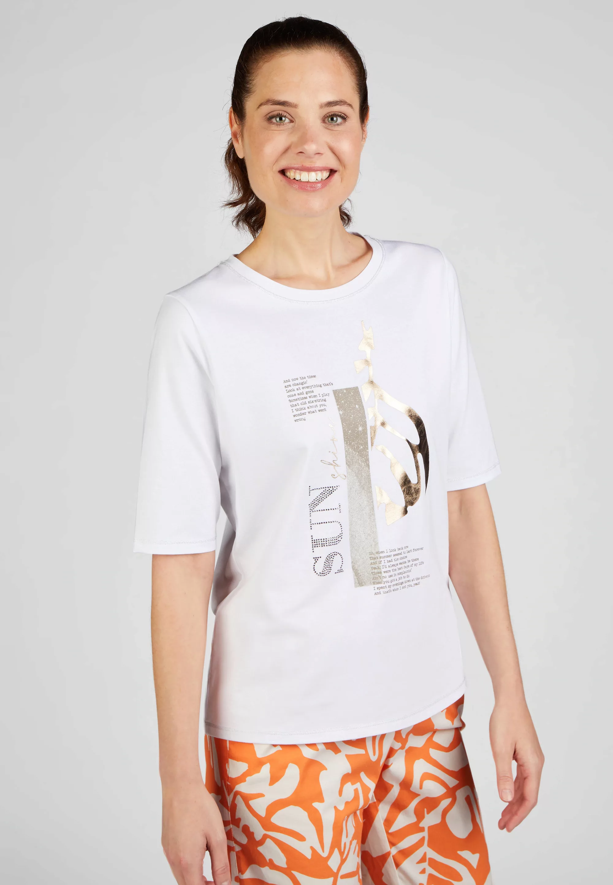 Rabe Print-Shirt "RABE T-Shirt mit Frontprint" günstig online kaufen