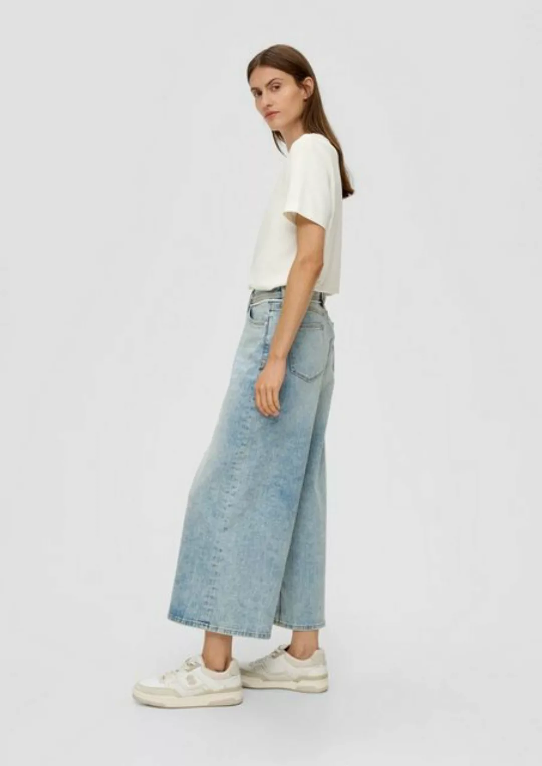 s.Oliver 7/8-Jeans Jeans-Culotte Suri / Regular Fit / High Rise / Wide Leg günstig online kaufen