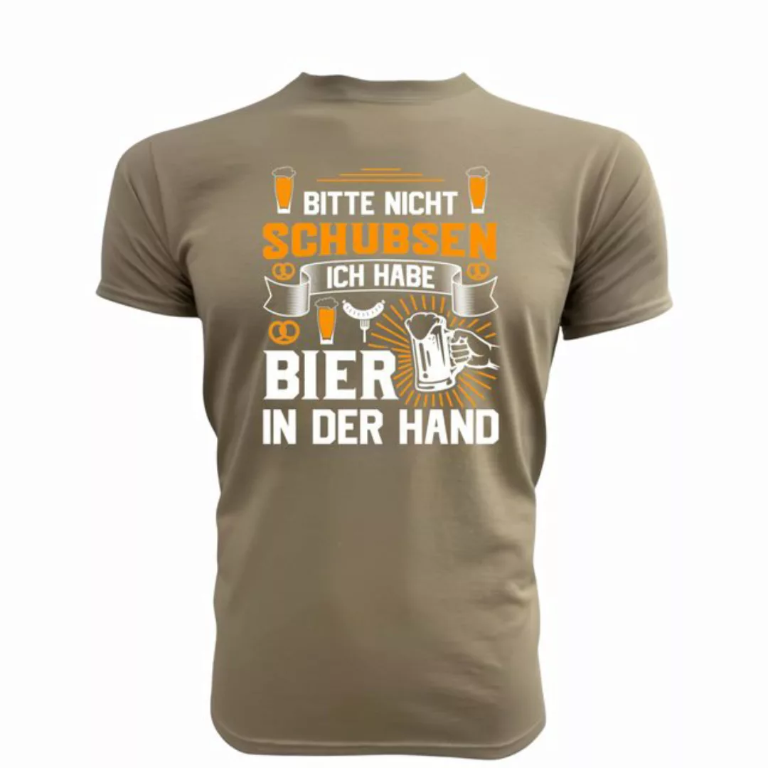 PAULGOS Strandshirt Herren T-Shirt "Bitte nicht schubsen, ich habe Bier in günstig online kaufen