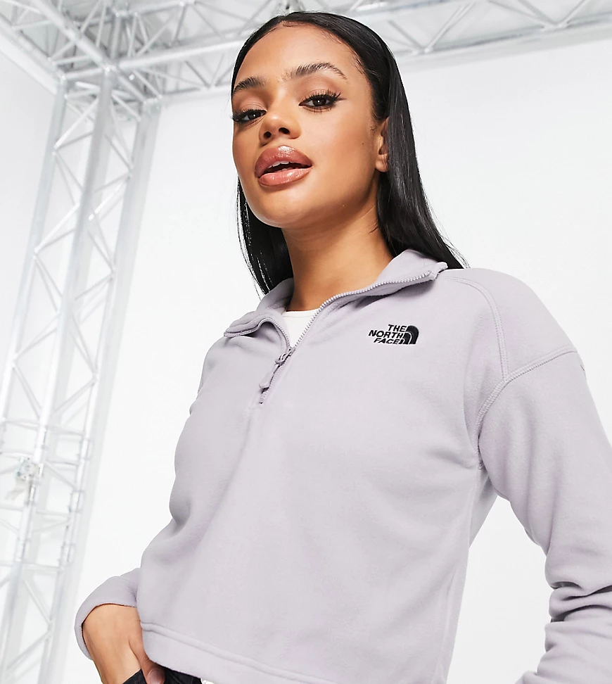 The North Face – 100 Glacier – Kurz geschnittener Fleece-Pullover in verwas günstig online kaufen