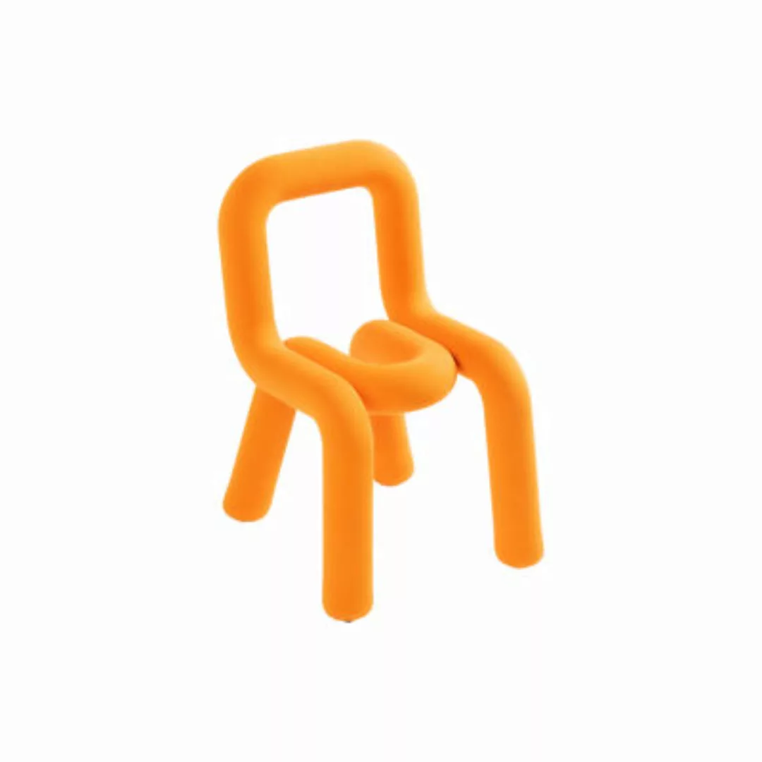 Kinderstuhl Mini Bold textil orange / Gepolstert - Moustache - Orange günstig online kaufen
