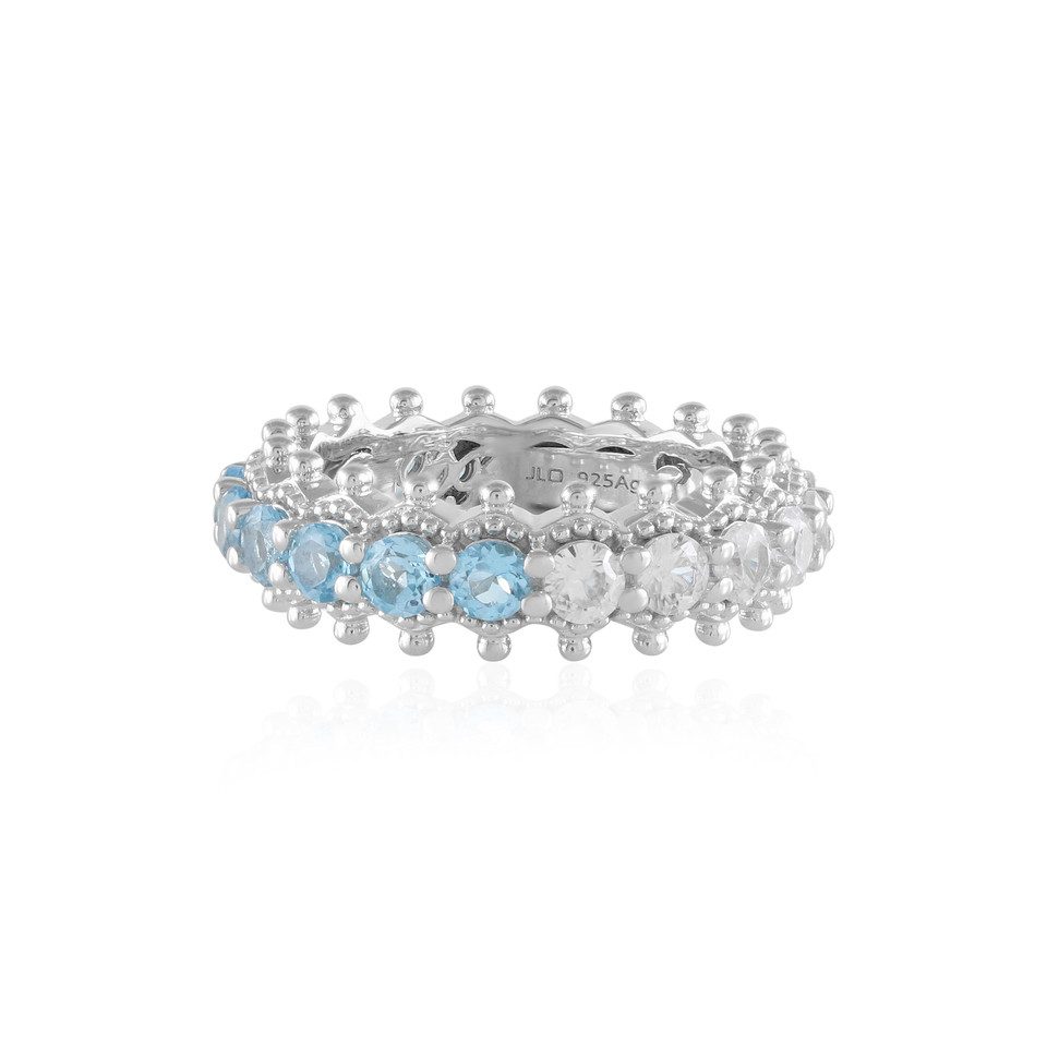 Cavill Silberring Schweizer Blautopas Zirkon Sterling günstig online kaufen
