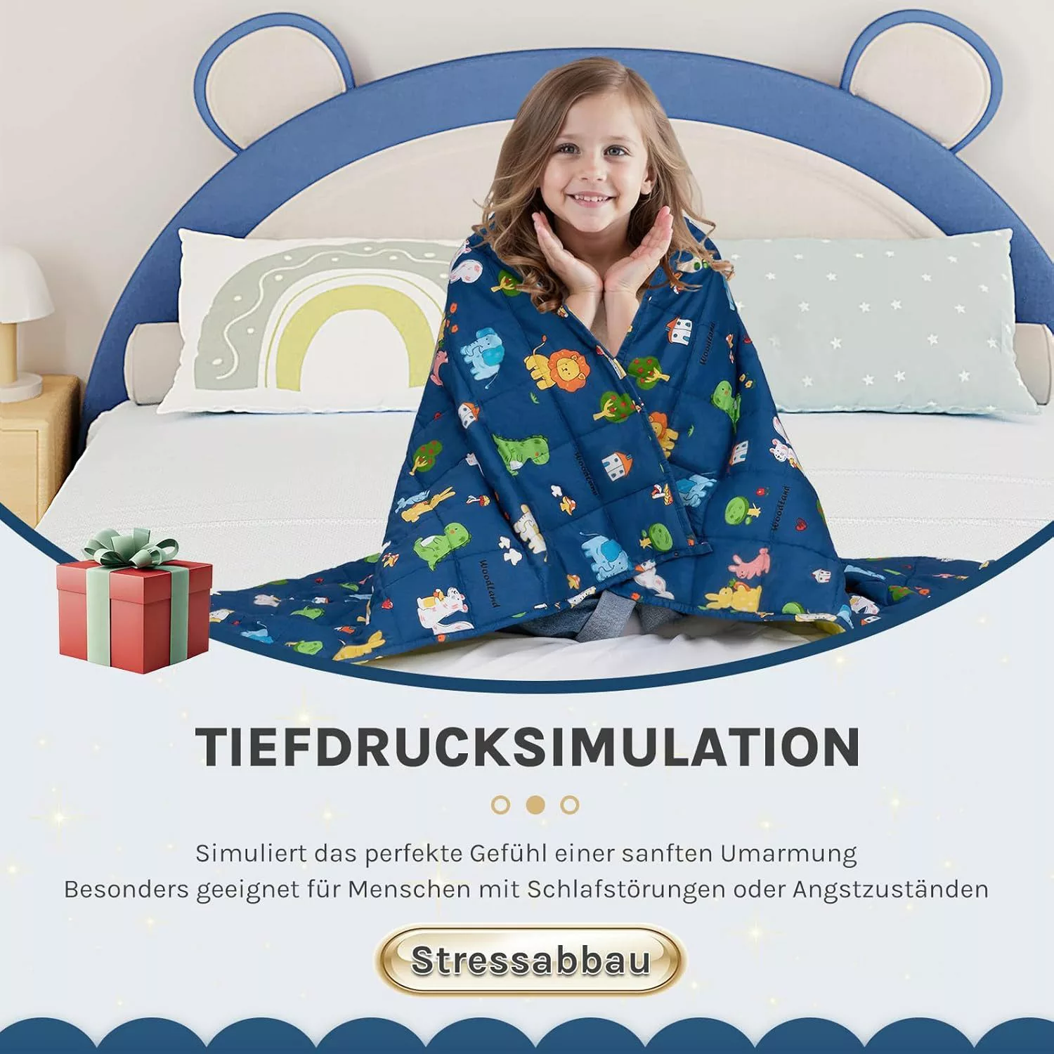 Woltu Gewichtsdecke, 2,3kg Entspannungsdecke mit Glasperlen, günstig online kaufen