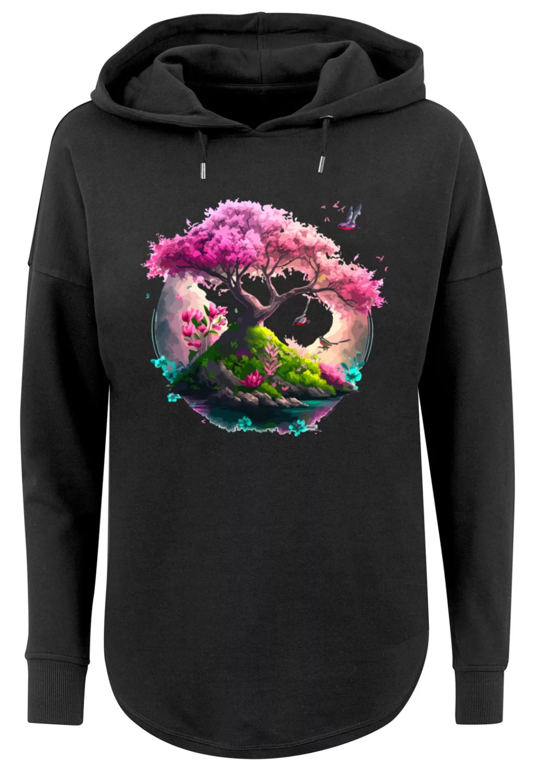 F4NT4STIC Kapuzenpullover "Kirschblüten Baum Oversize Hoodie", Print günstig online kaufen