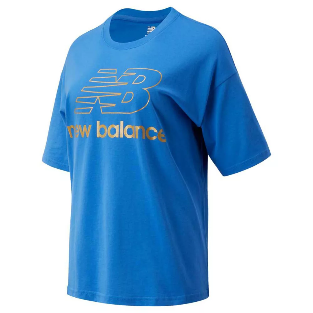 New Balance Village Stacked Graphic Kurzarm T-shirt M Fadedcob günstig online kaufen