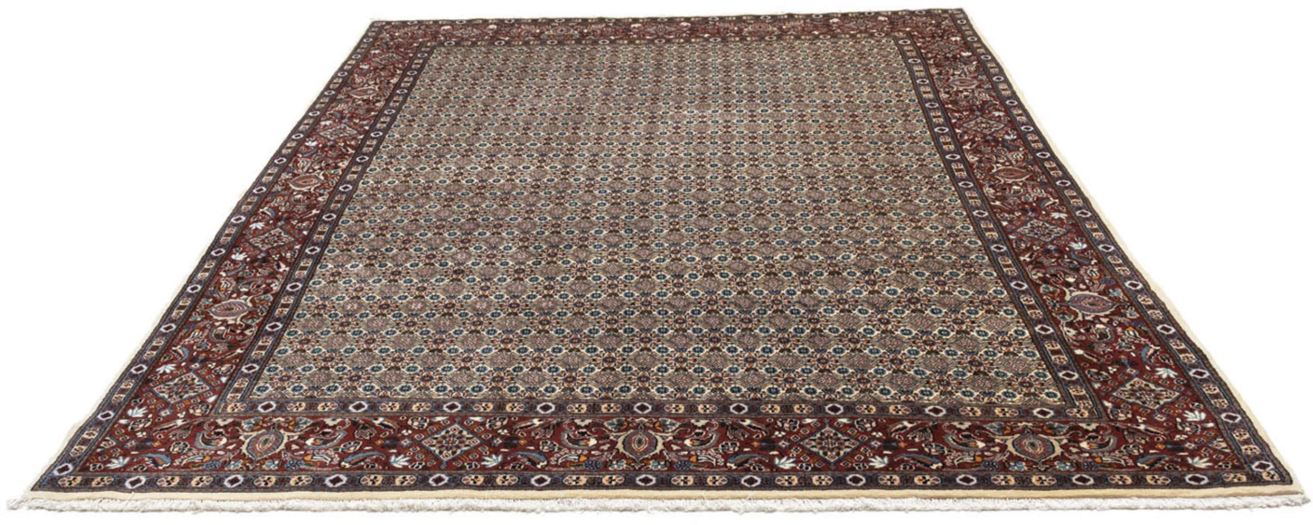 morgenland Wollteppich »Nain - 9la Medaillon Marrone chiaro 350 x 245 cm«, günstig online kaufen