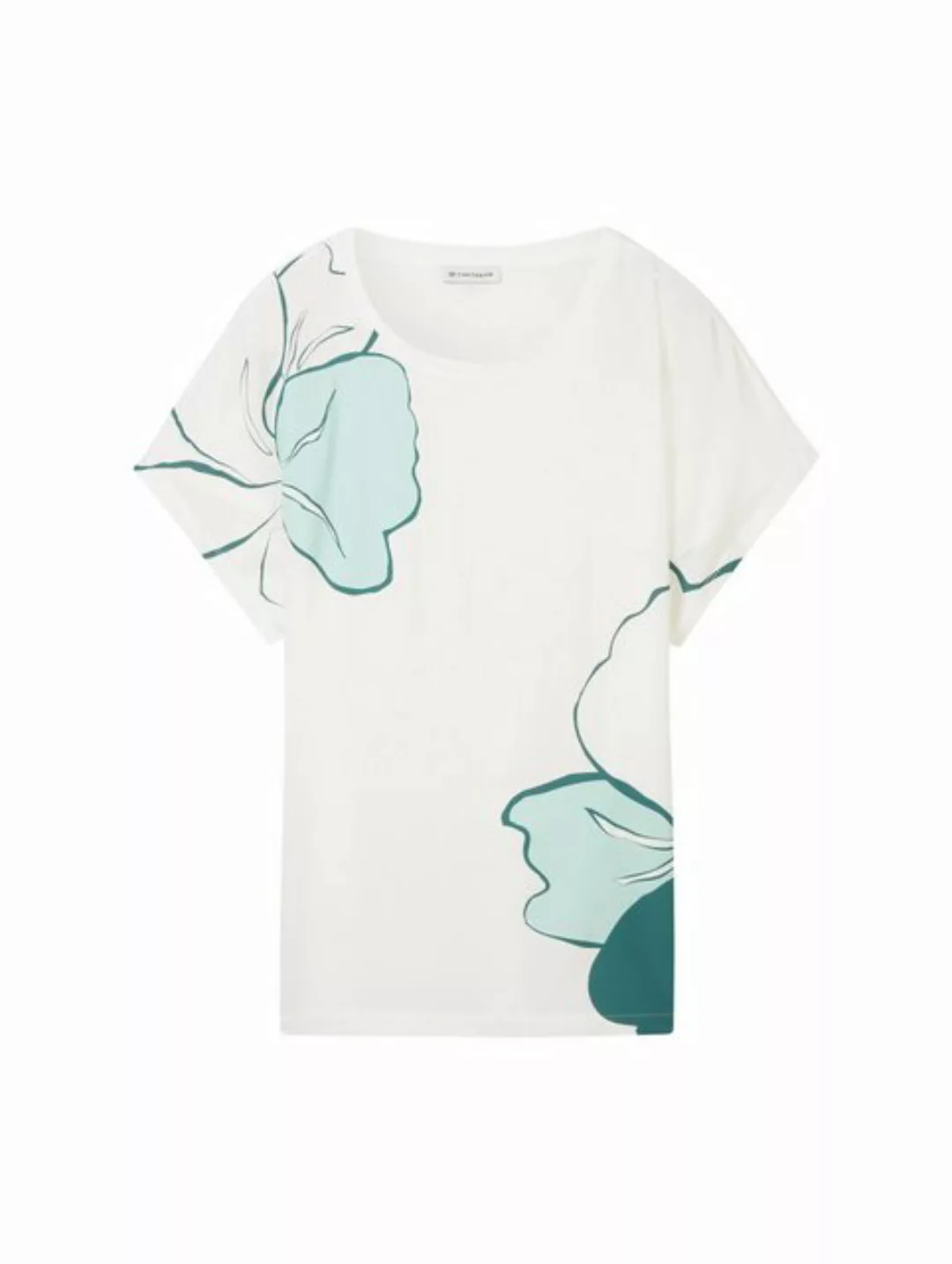 TOM TAILOR T-Shirt mit Allover-Print günstig online kaufen