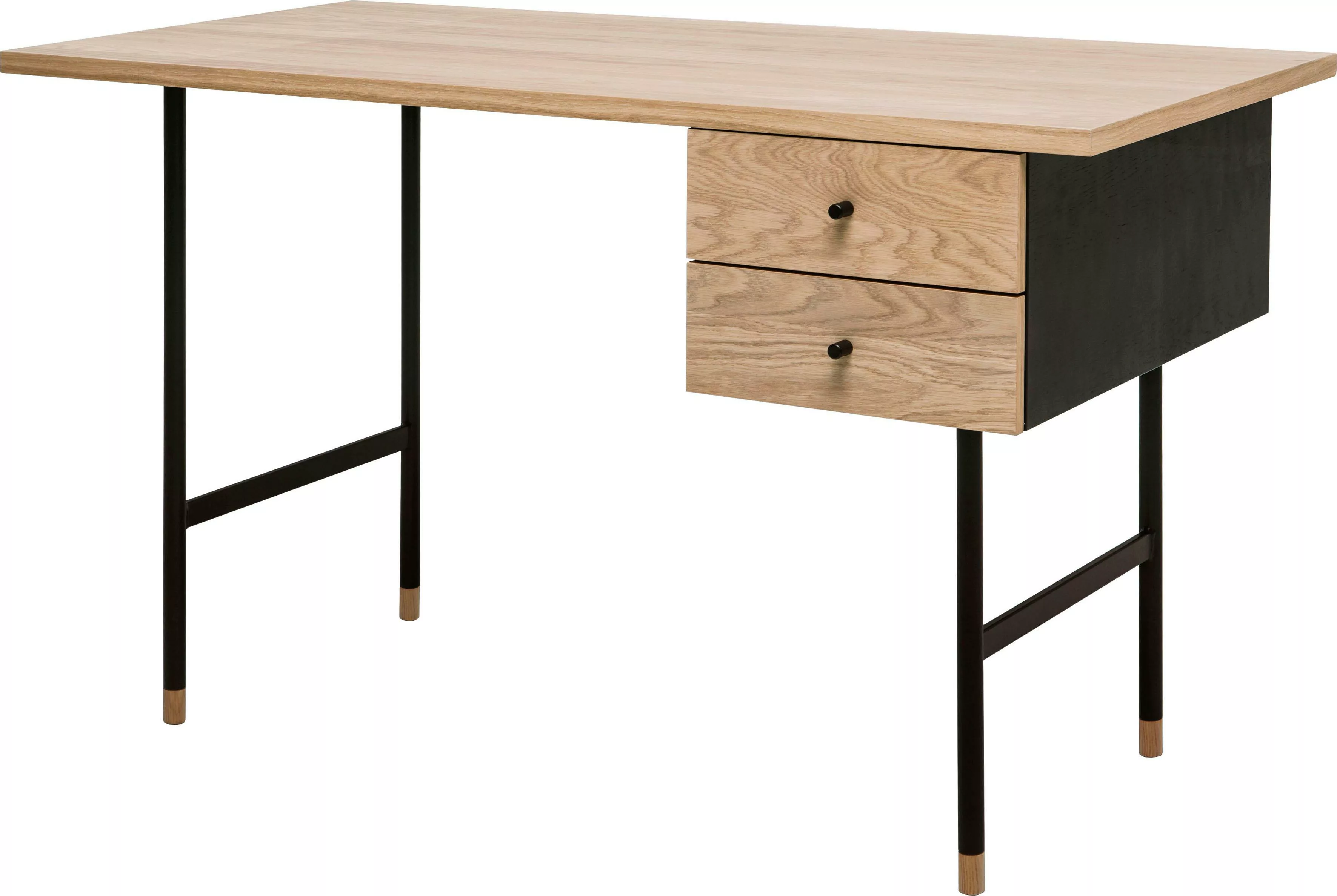 Woodman Schreibtisch »Daniel«, Schubladen mit Soft-Close-Funktion, Beine au günstig online kaufen