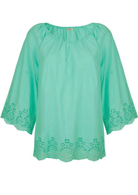 Alba Moda Tunika Bluse mit sommerlicher Lochspitze günstig online kaufen