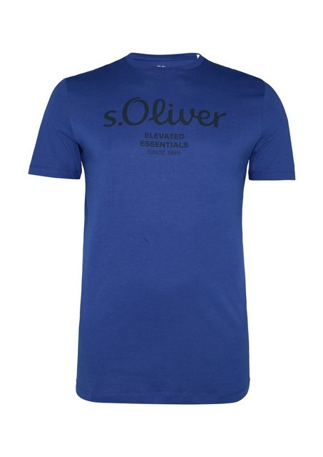 s.Oliver Kurzarmshirt T-Shirt mit Logo-Print günstig online kaufen