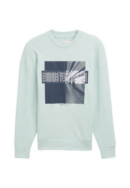 TOM TAILOR Denim Sweatshirt, mit Frontprint günstig online kaufen